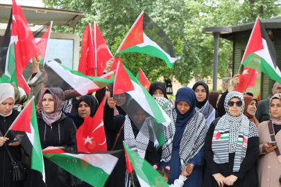 Şanlıurfa'da Gazze'deki Katliamlara Tepki