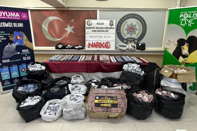 450 Bin 610 Adet Uyuşturucu Hap Ele Geçirildi