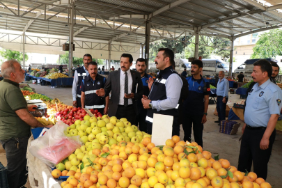 Haliliye Zabıta Müdürü Ekipleriyle Birlikte Sahada