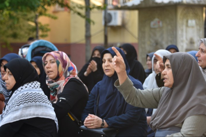 Kadınlar Filistin'e Destek İçin Eylem Yaptı
