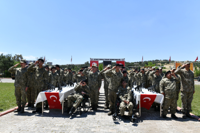 36 Engelli Genç Asker Olmanın Gururunu Yaşadı