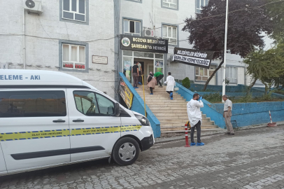 Bozova Belediyesinde Yangın Çıktı