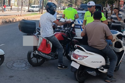 Motosiklet Sürücülerine Ceza Yağdı
