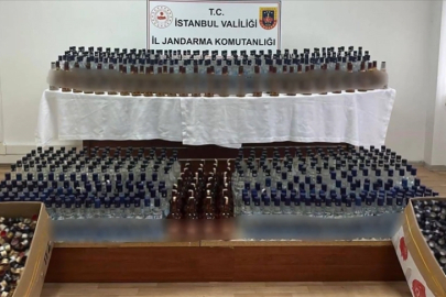 10 Bin Litre Sahte Alkol Yakalandı