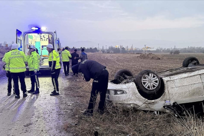 Devrilen Otomobilde 1 Kişi Öldü