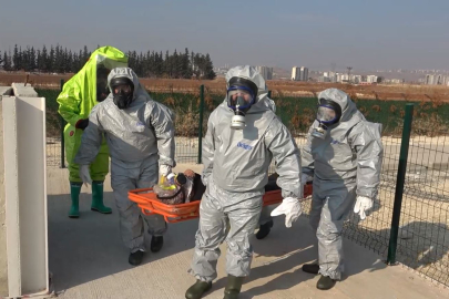 Afetlere Karşı Tatbikat Yapıldı