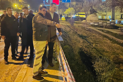 Olay Yerinde İncelemelerde Bulundu