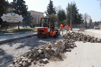 Haliliye'de Üstyapı Atağı Sürüyor