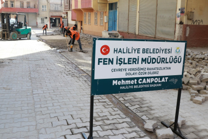Haliliye’de Üstyapı Hamlesi Devam