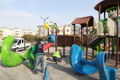 Parklarda Bahar Hazırlığı Sürüyor