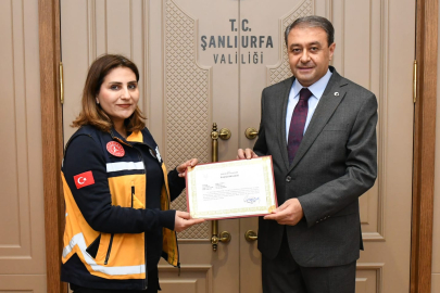 Vali, 112 Personelini Ödüllendirdi