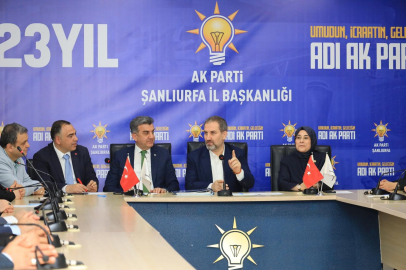 Şanlıurfa'da Ziyaretlerde Bulundu