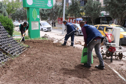 Haliliye’de Parklar Bahara Hazır