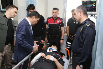 Şanlıurfa'da Kaza 4 Polis Yaralandı