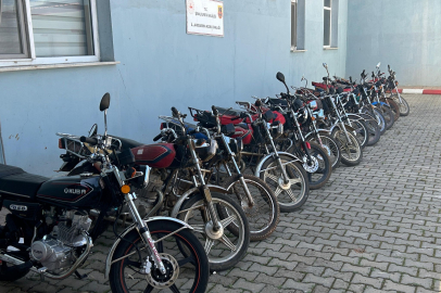 14 Çalıntı Motosiklet Yakalandı