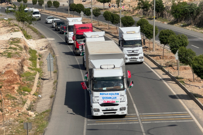 Şanlıurfa’da Konvoy İle Tepki