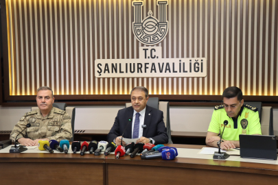 Şanlıurfa Valisinden Bilgilendirme