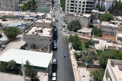 Suruç’ta Sıcak Asfalt Çalışması