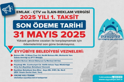Eyyübiye Belediyesinden Duyuru