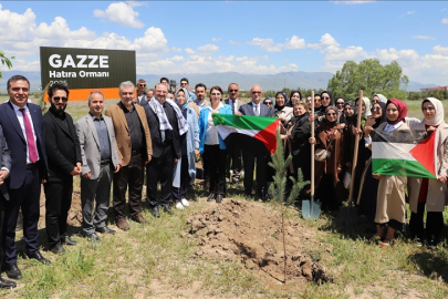 Gazze Hatıra Ormanı Oluşturuldu