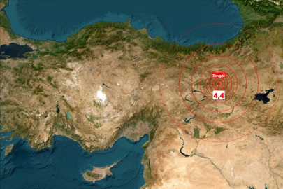 Bingöl'de 4,4 Deprem Oldu