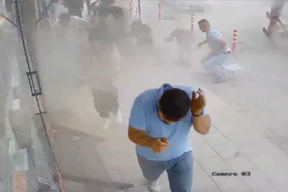 Patlayan Lastik 2 Kişiyi Yaraladı