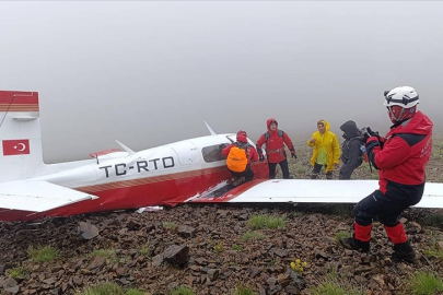 Uçağın Pilotu Hayatını Kaybetti