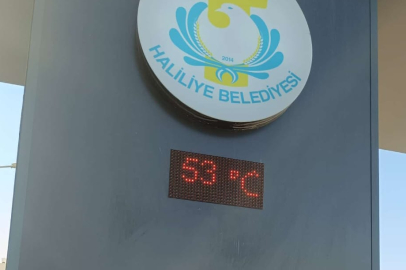 Şanlıurfa'da Hava 53 Dereceyi Gördü