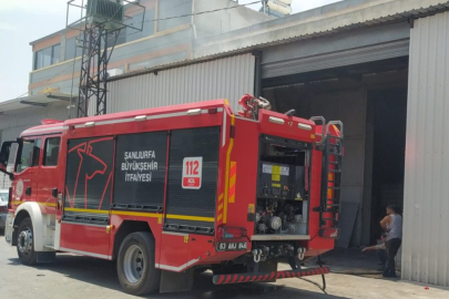 Şanlıurfa'da Fabrikada Yangın Çıktı