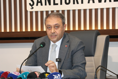 Şanlıurfa Valisi Şıldak, Uyardı