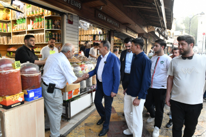 Vali'den Haşimiye Esnafına Ziyaret