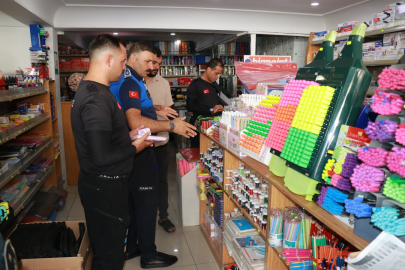 Zabıta Ekiplerinden Kırtasiye Denetimi