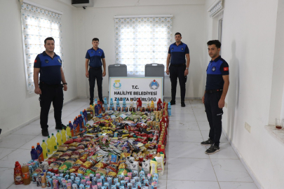 El Konulan Ürünler İmha Edildi