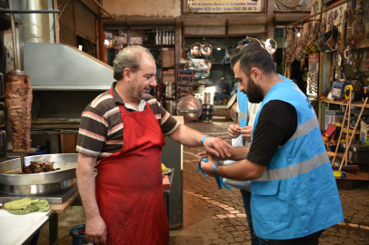 Siverek’te Mavi Kurdeleli Destek