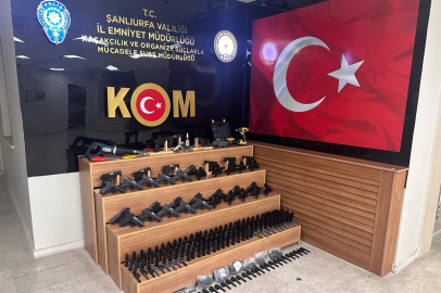 37 Adet Tabanca Ele Geçirildi