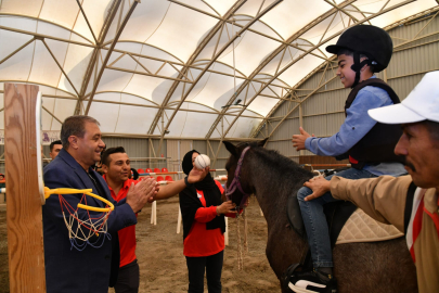 Şanlıurfa’da Atla Terapi Etkinliği