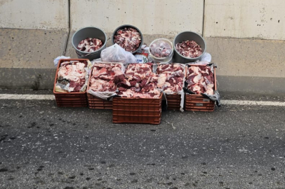 1 Ton Kaçak Et Ele Geçirildi