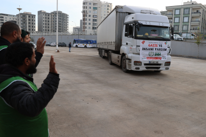 Urfa’dan Gazze'ye 5 Tır Yardım