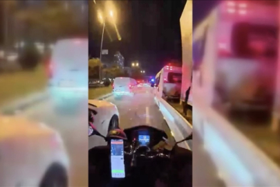 Ambulansa Yolu Motokurye Açtı