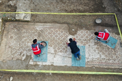 Antik Çağ'a Ait Mozaik Bulundu