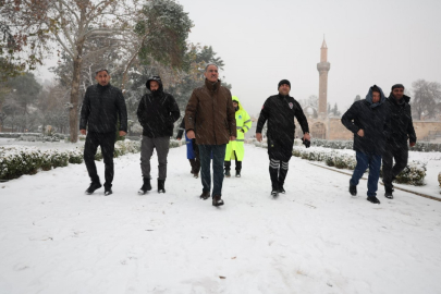 Eyyübiye’de Kar Mesaisine Devam