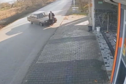 Yayaya Çarptı İş Yerine Daldı