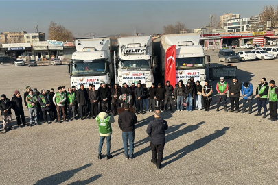 Suriye'ye 3 Tır İnsani Yardım
