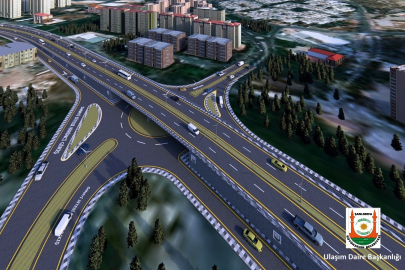 Köprülü Kavşak İnşaatı Başladı