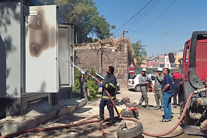 Trafoda Çıkan Yangın Söndürüldü
