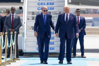 Başkan Erdoğan, Trump'ı Karşıladı