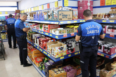 Zabıtadan Marketlere Sıkı Denetim