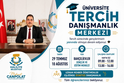 Haliliye'de Ücretsiz Tercih Desteği