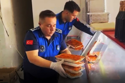187 Kilo Bozuk Ete El Konuldu