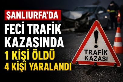 Sürücü Öldü, 4 Kişi Yaralandı